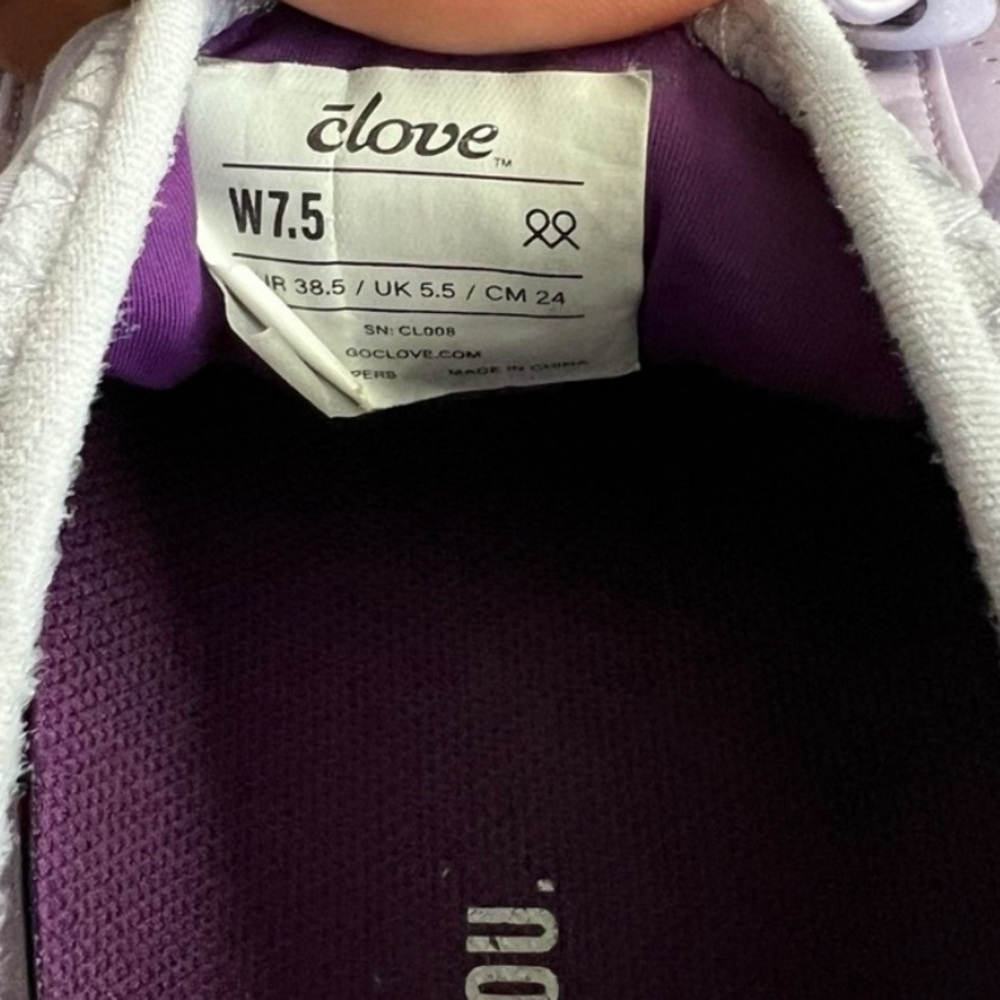 Clove Night Shift Nursing Shoes Size 7.5 purple - Picture 10 of 10